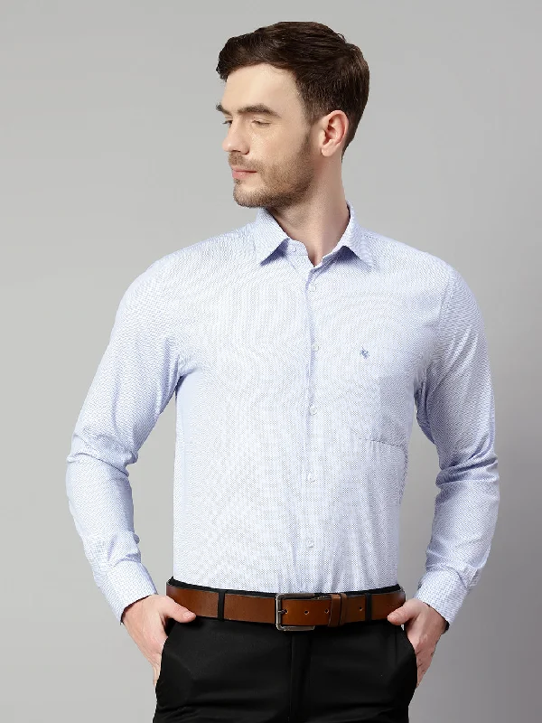 Cantabil Men Sky Blue Shirt