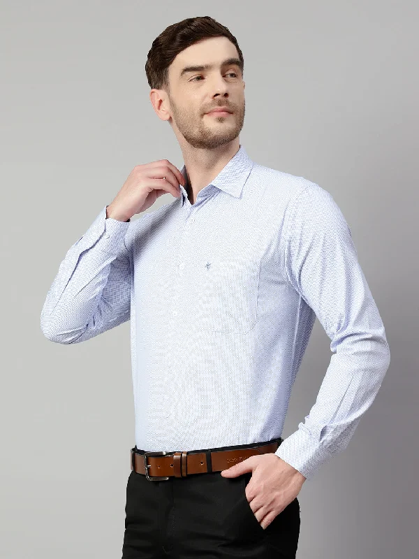 Cantabil Men Sky Blue Shirt