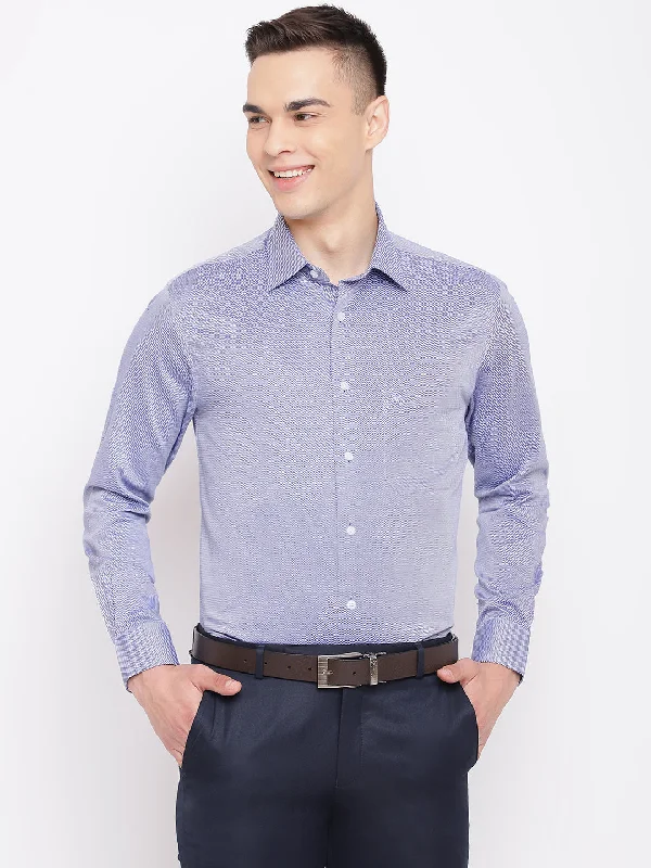 Cantabil Mens Navy Shirt