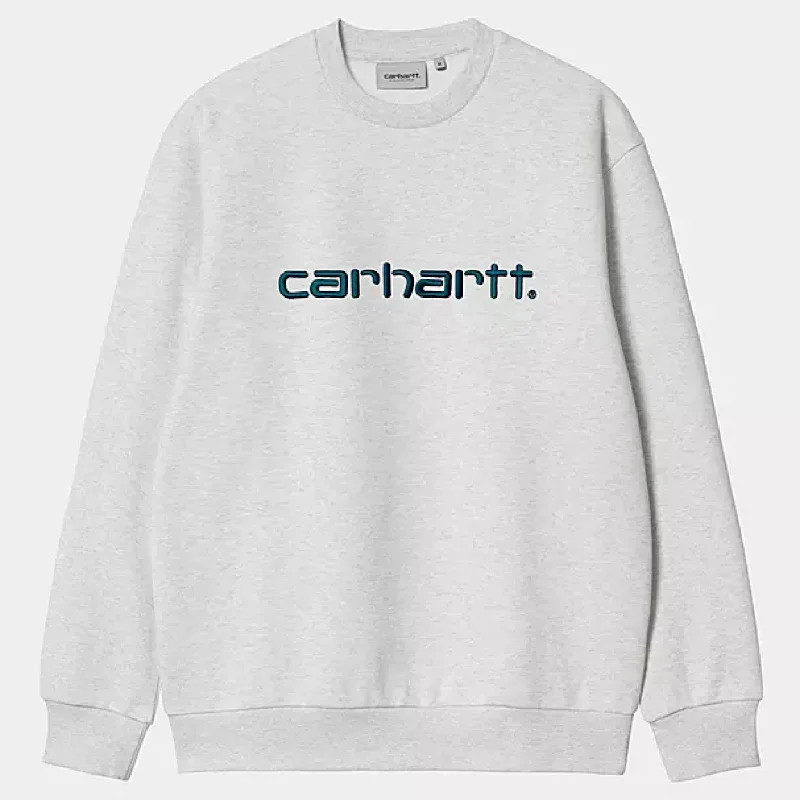 Carhartt WIP - Carhartt Sweat - Ash Heather / Duck Blue