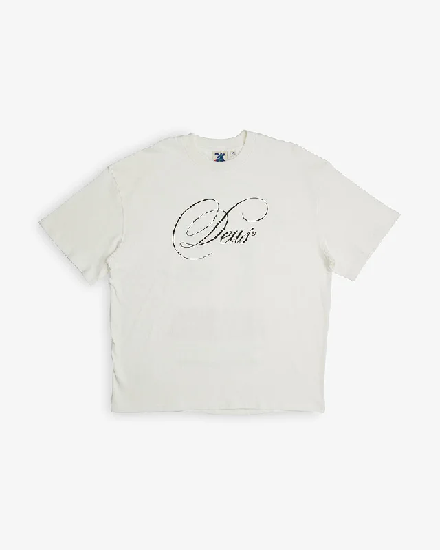 CAUTION TEE - VINTAGE WHITE