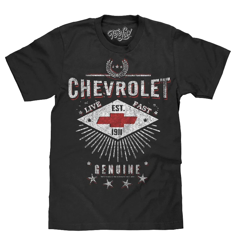 Chevrolet Live Fast T-Shirt - Black