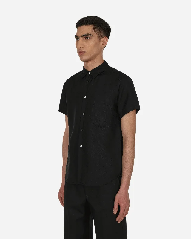 Cupro Shortsleeve Shirt Black