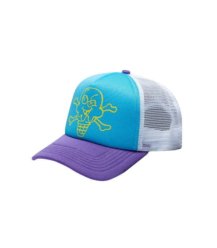 CONES AND BONES TRUCKER - BLUE