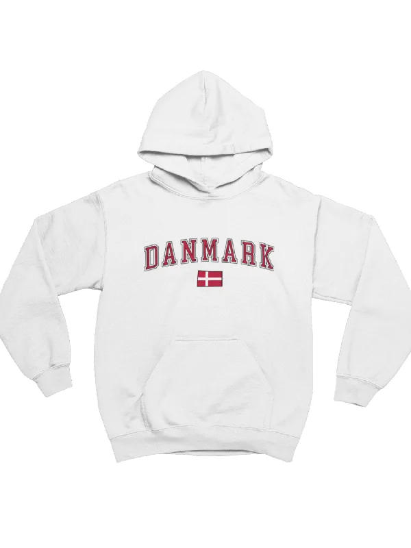 DANMARK HOODIE - HVID