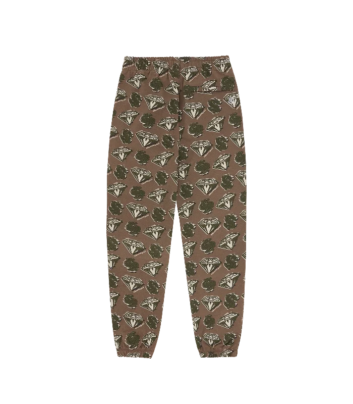 DIAMONDS & DOLLARS SWEATPANTS - KHAKI