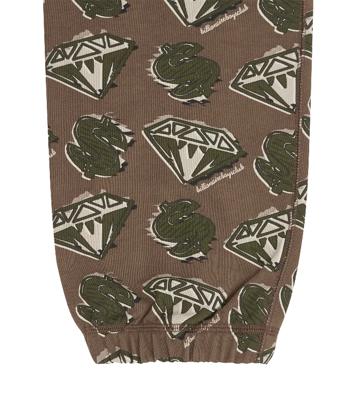 DIAMONDS & DOLLARS SWEATPANTS - KHAKI