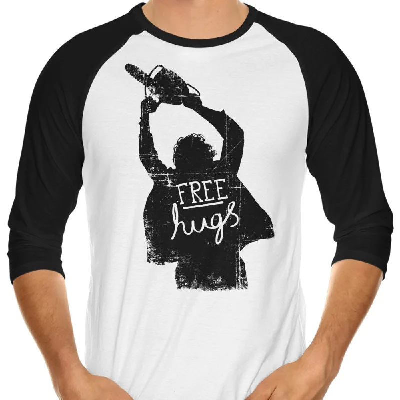 Free Hugs - 3/4 Sleeve Raglan T-Shirt