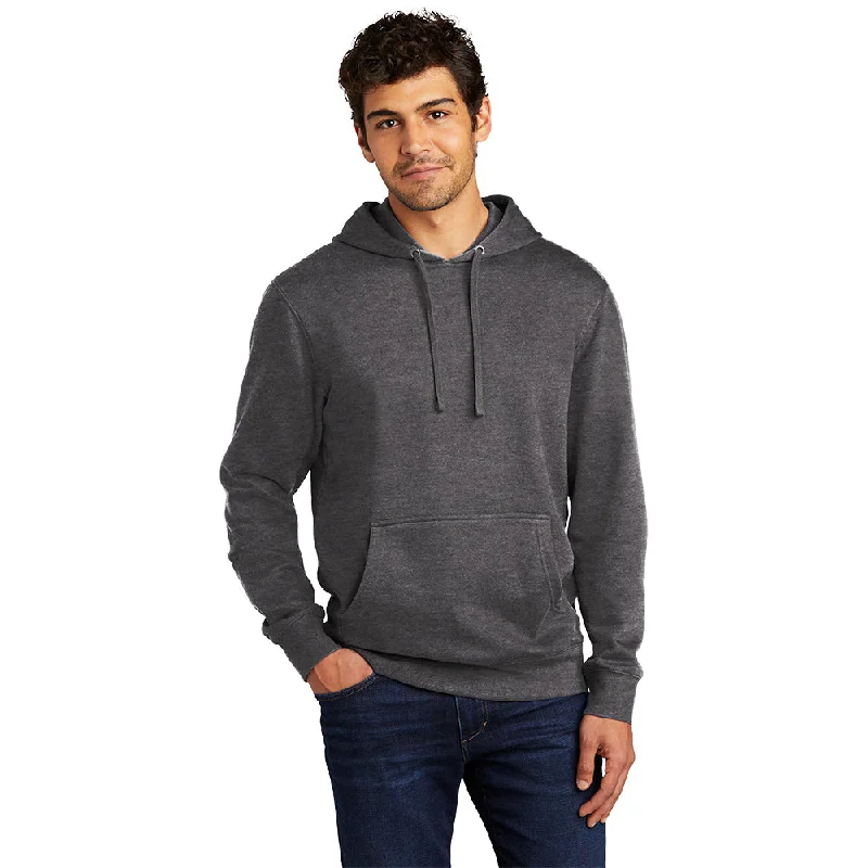 District DT6100 V.I.T. Fleece Hoodie - Heathered Charcoal