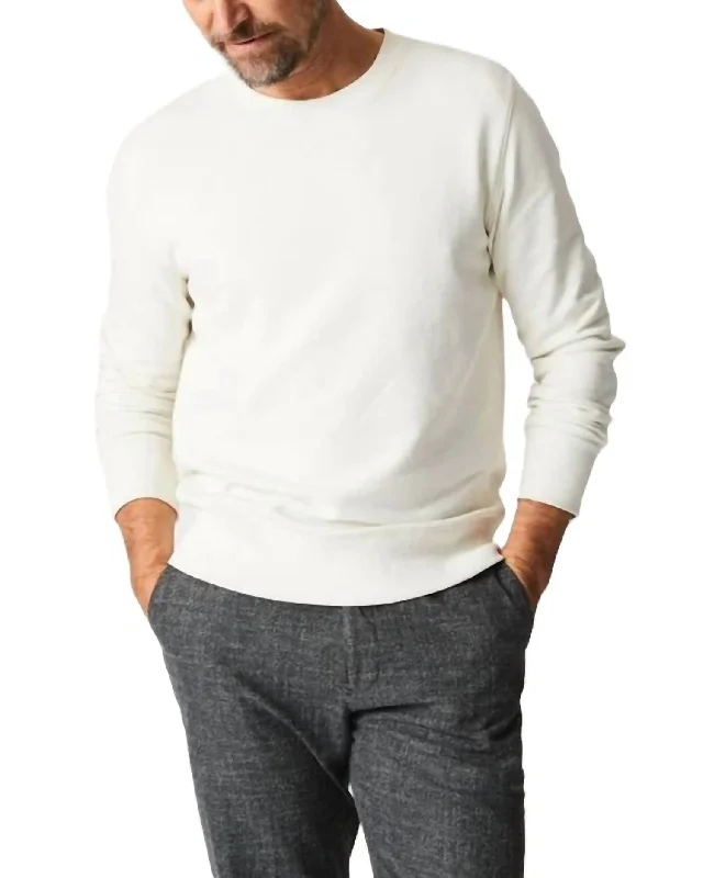 Dock Sweatshirt In Tinted White