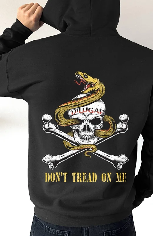 Don't Tread on me Skull Pullover Hoodie