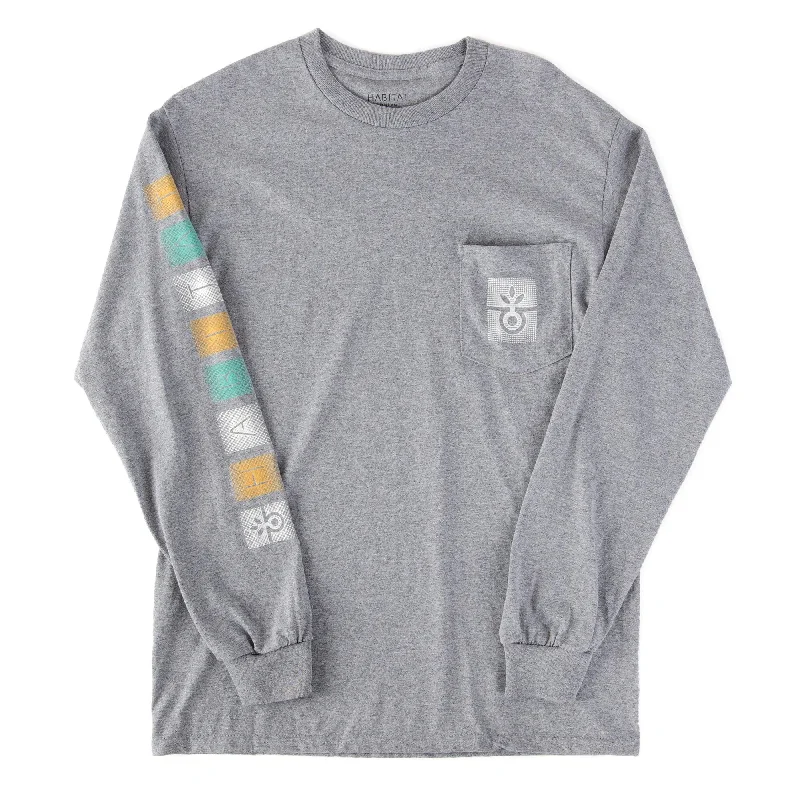 Dot Gain L/S Pocket T-Shirt Heather Gray