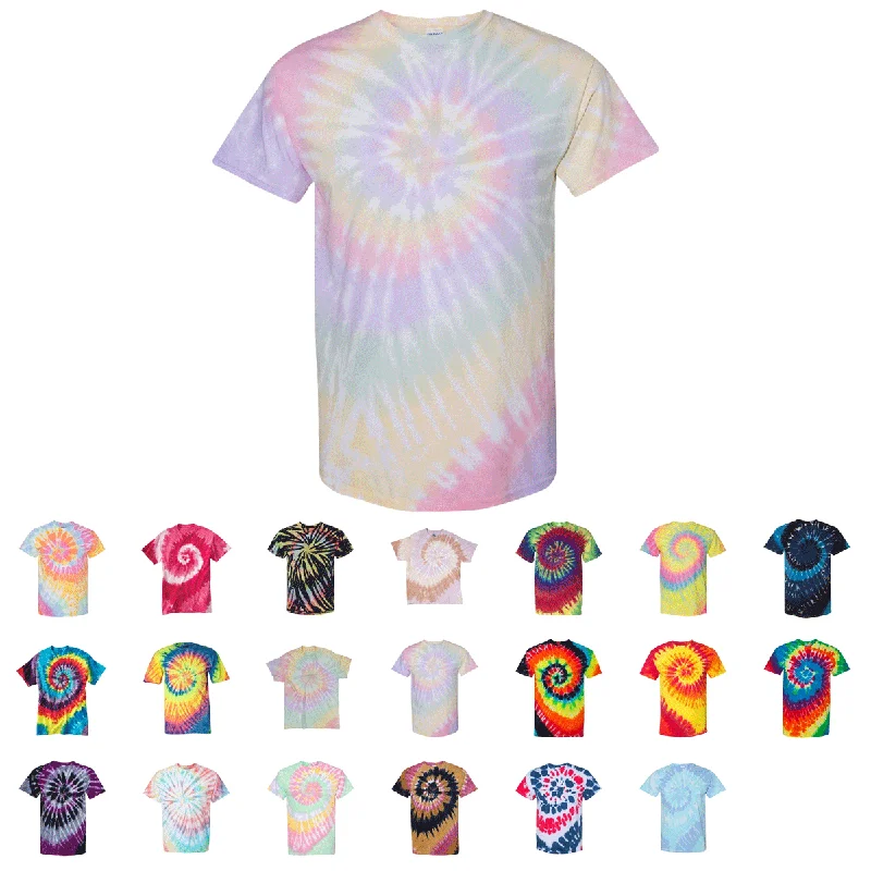 Dyenomite 200MS - Multi-Color Spiral Tie-Dyed T-Shirt, Tie Dye Shirt