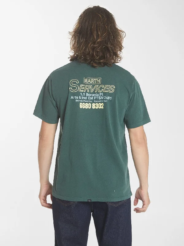 Earth Services Merch Fit Tee - Sycamore