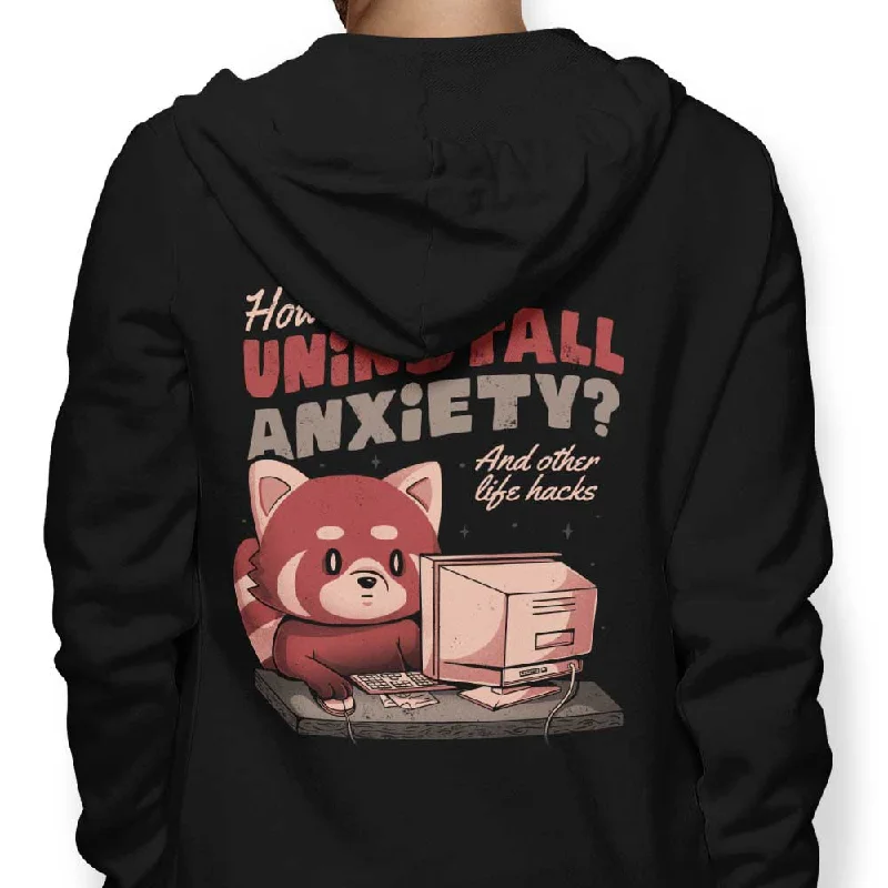 How to Uninstall Anxiety - Hoodie