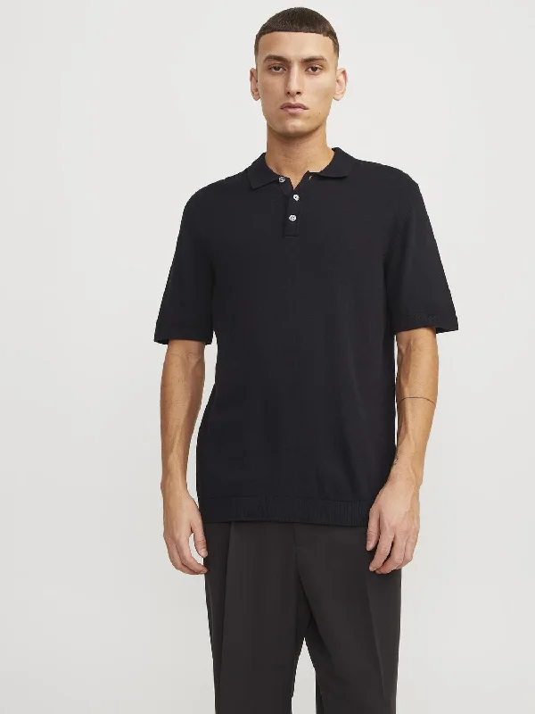 Emil Knit Polo - Sort