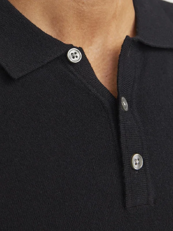 Emil Knit Polo - Sort