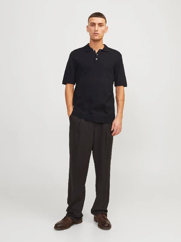 Emil Knit Polo - Sort