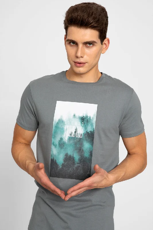 Exhale Grey T-Shirt