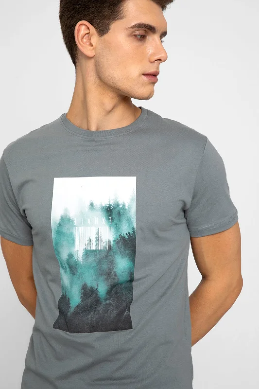 Exhale Grey T-Shirt