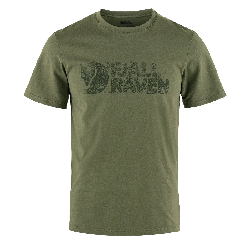 Fjallraven Lush Logo T-Shirt Laurel Green