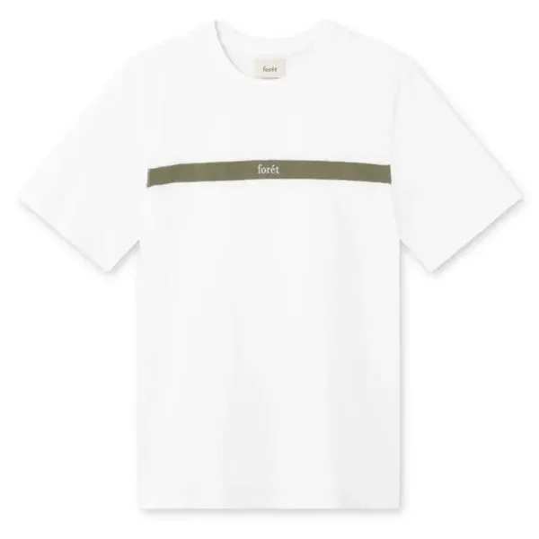 Foret Go T-Shirt White / Slate