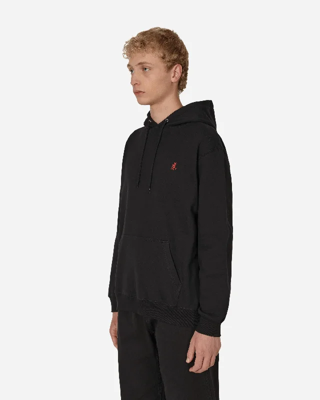 One Point Hooded Sweatshirt Black