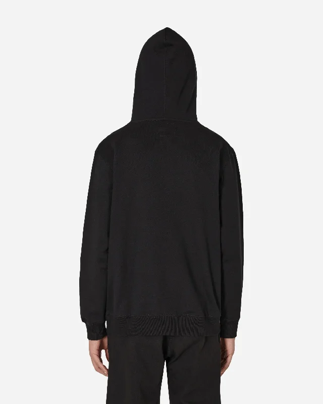 One Point Hooded Sweatshirt Black