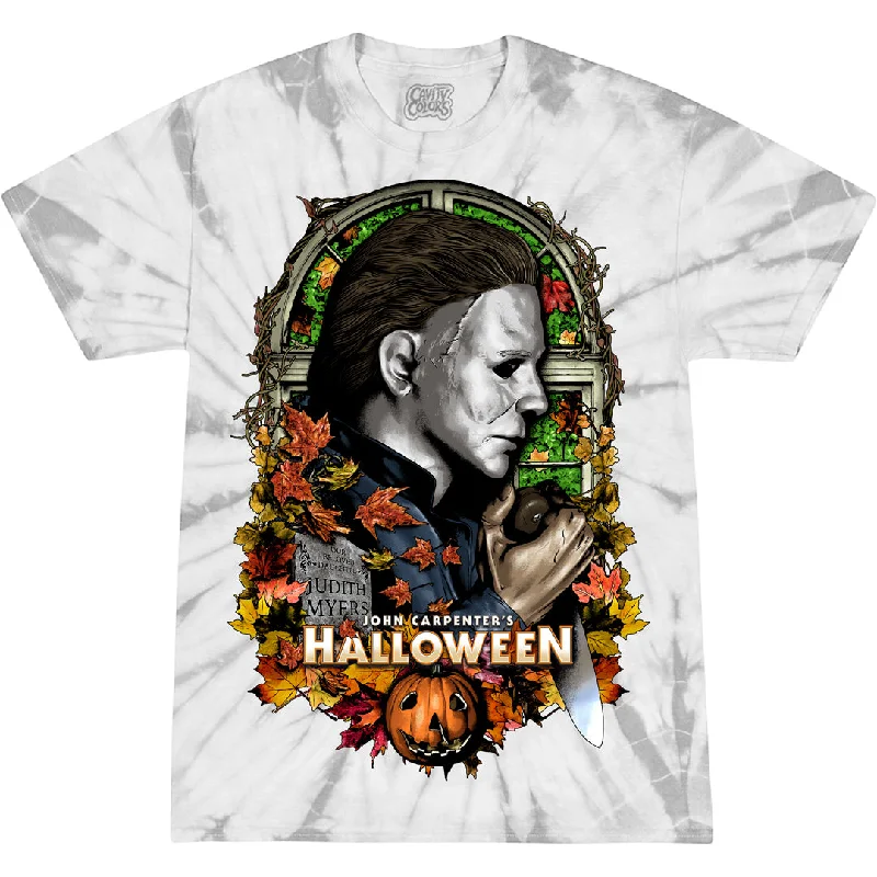 HALLOWEEN: 45 YEARS OF TERROR - TIE-DYE T-SHIRT (MYERS MASK TIE DYE)