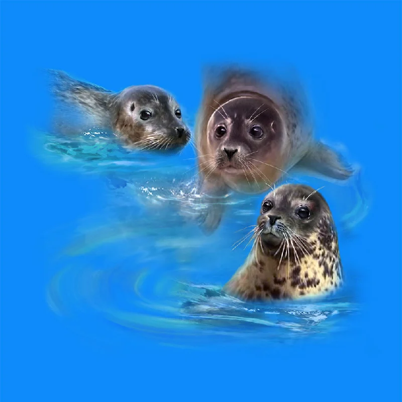 Adult Harbour Seals T-Shirt