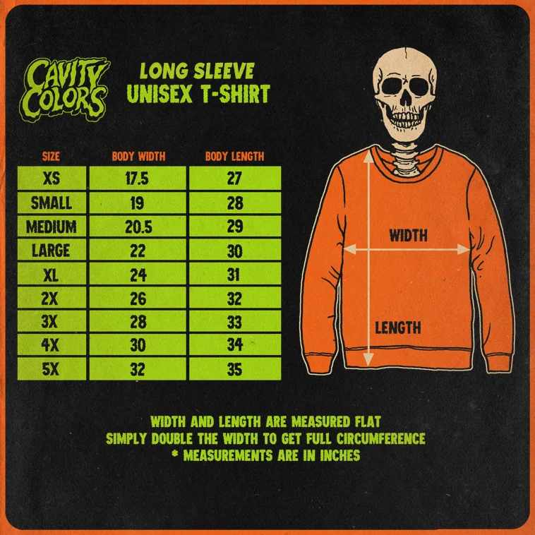 HAUNT: CLASSIC SPOOKSHOW - LONG SLEEVE SHIRT (GLOW IN THE DARK)