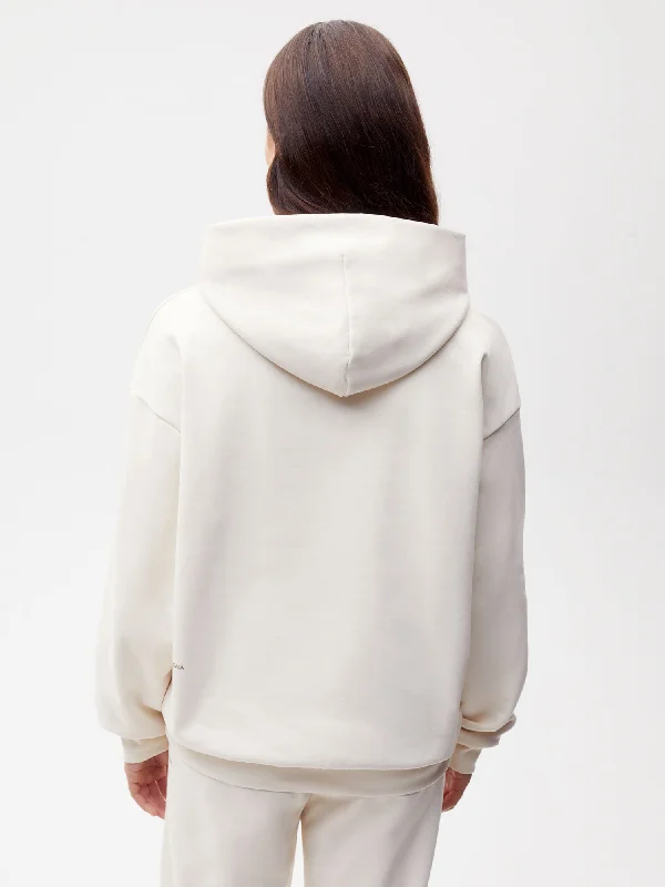 In Conversion Cotton Hoodie—cotton white