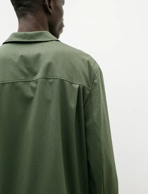 Soft Military Overshirt Smoky Green