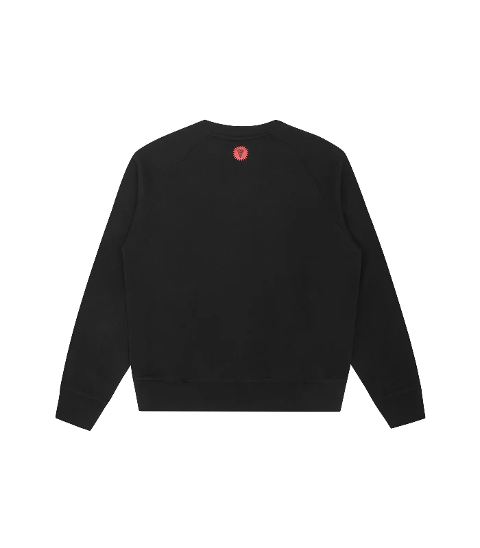 MAGAZINE AD CREWNECK - BLACK