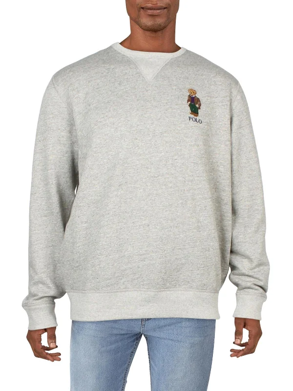 Mens Marled Fleece Sweatshirt