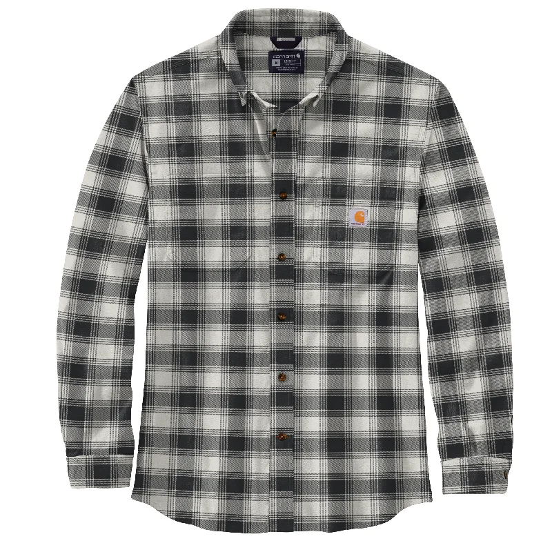 Men's Rugged Flex Relaxed Fit Midweight Flannel Long-Sleeve Plaid Shirt