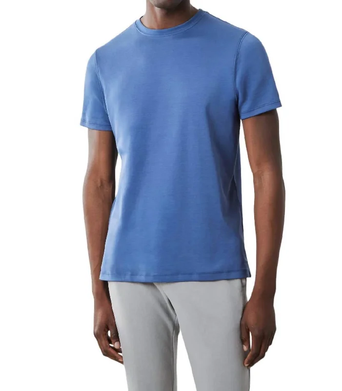 Men's Short Sleeve Crew Tee In Poseidon