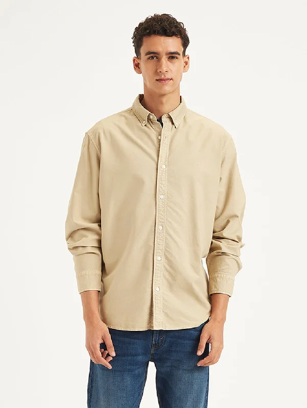 Men's Solid Regular Fit Shirt