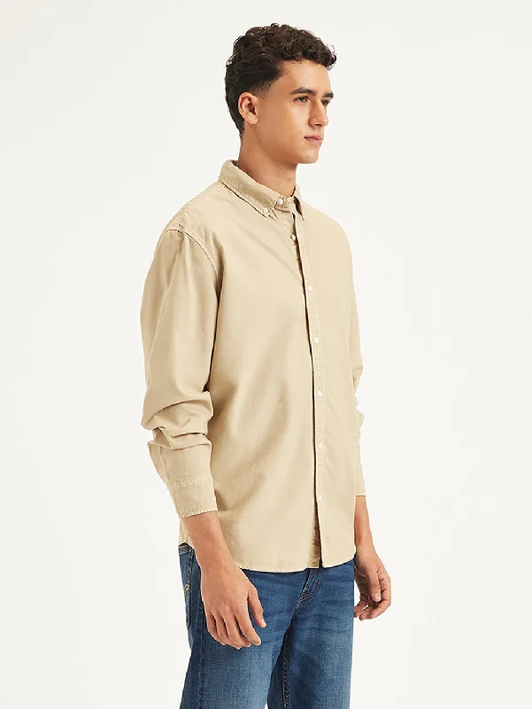 Men's Solid Regular Fit Shirt