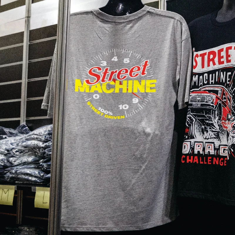 Men's Street Machine Tacho Grey t-shirt