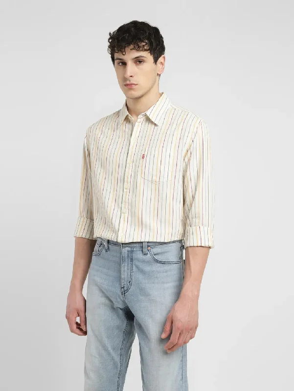 Men's Striped Slim Fit Shirt