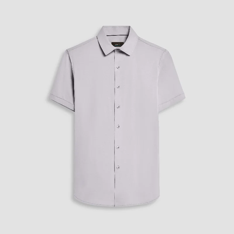 MILES Solid OoohCotton Short Sleeve Shirt