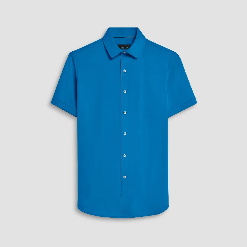 MILES Solid OoohCotton Short Sleeve Shirt