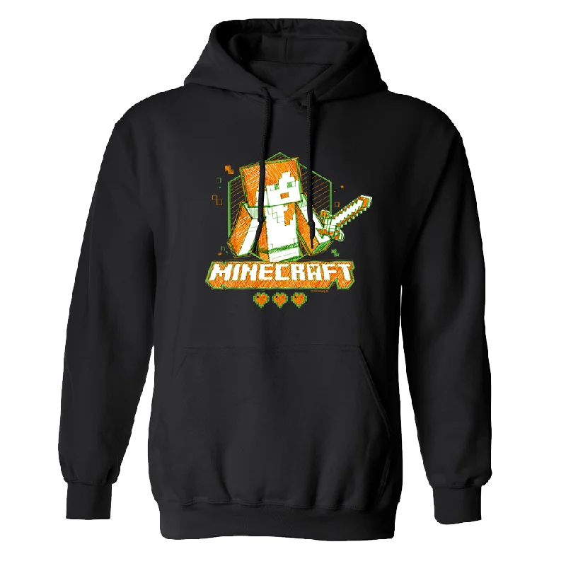 Minecraft Acid Sketch Alex Pullover Hoodie