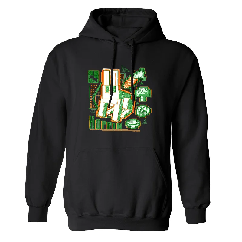 Minecraft Acid Sketch Rabbit Pullover Hoodie