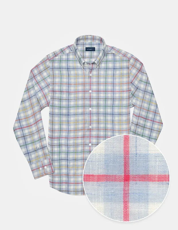 Multi-Color Linen Plaid