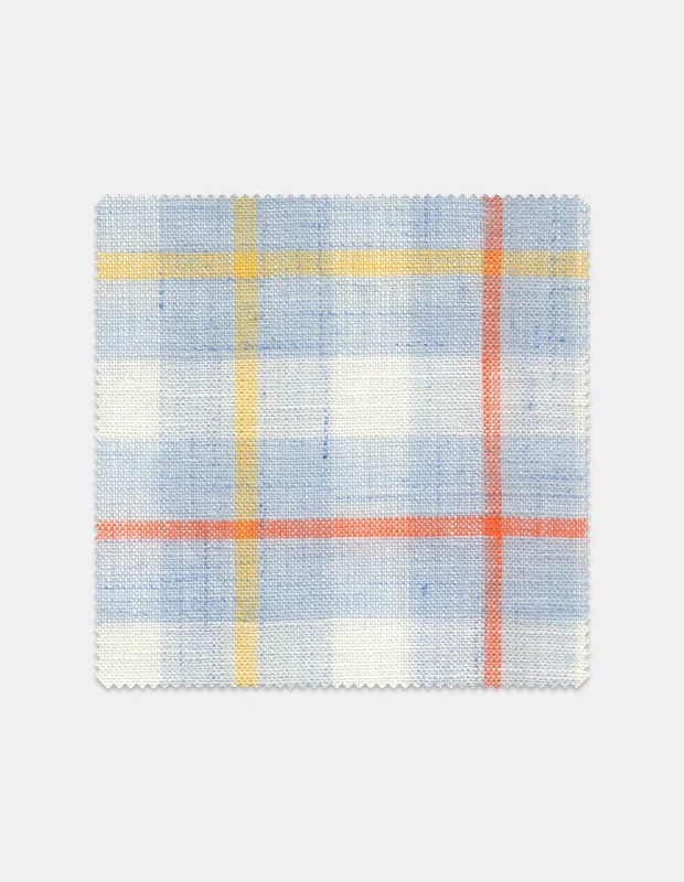 Multi-Color Linen Plaid