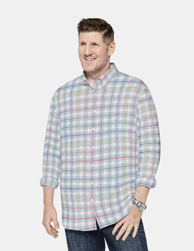 Multi-Color Linen Plaid