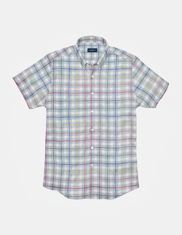 Multi-Color Linen Plaid