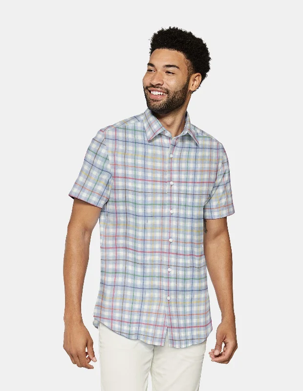 Multi-Color Linen Plaid